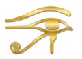 Eye Of Horus Golden Symbol Royalty Free Stock Photo