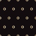 Golden Eyelet Seamless Pattern Royalty Free Stock Photo