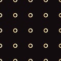 Golden Eyelet Seamless Pattern