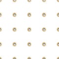 Golden Eyelet Seamless Pattern Royalty Free Stock Photo