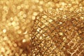 Golden fabric