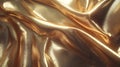 Golden Fabric Drape Abstract Background Illustration Royalty Free Stock Photo