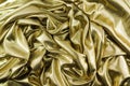 Golden fabric texture Royalty Free Stock Photo