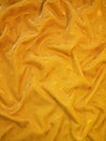 Golden fabric texture Royalty Free Stock Photo