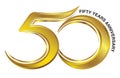 Golden Fifty Years Anniversary Logo