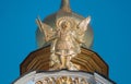Golden figure of the Archangel Michael