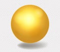 Golden figure sphere