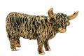 Golden figurine of the chinese zodiac sign of the cow