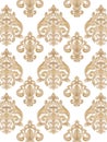 Golden Floral leaf botanical golden rococo jacobean victorian pattern abstract Texture decoration digital clipart backdrop