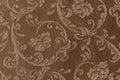 Golden flower  brocade fabric Royalty Free Stock Photo