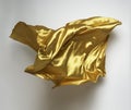 Golden flying fabric