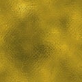 Golden Foil Seamless and Tileable luxury background texture. Glittering holiday wrinkled gold background. Royalty Free Stock Photo