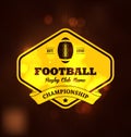 Golden Football Championship Logo Sport