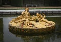 The golden fountain of the Roman Goddess Ceres representing her role as the goddess of grain and harvest