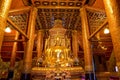 Golden four Buddha image in mai Royalty Free Stock Photo