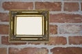 Golden frame Royalty Free Stock Photo