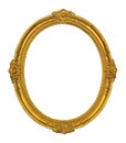 Golden frame for paintings, mirrors or photo