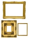 Golden frames Royalty Free Stock Photo