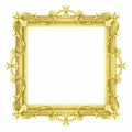 Golden fretwork Royalty Free Stock Photo
