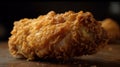 Golden fried goodness, Fresh, crispy chicken that satisfies fast food cravings. Royalty Free Stock Photo