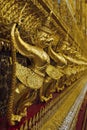 Golden Garuda in Bangkok Grand Palace Royalty Free Stock Photo