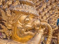 Golden Garuda in wat phrakaew temple Bangkok Thailand