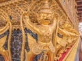 Golden Garuda in wat phrakaew temple Bangkok Thailand.Wat Phrakeaw Temple is the main Temple of bangkok