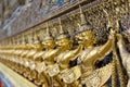 Golden Garudas of Wat Phrakaew, Bangkok , Thailand