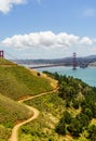 Golden Gate from above Fort Point Royalty Free Stock Photo