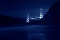 Golden Gate Bridge at Baker Beach, San Francisco, California, US Royalty Free Stock Photo