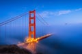 Golden Gate Bridge & Clouds Royalty Free Stock Photo