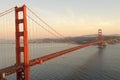 Golden Gate Bridge At Evening