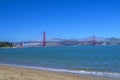 Golden Gate Bridge Fog, Crissy Field Royalty Free Stock Photo