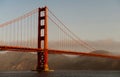 Golden Gate Bridge Glow Royalty Free Stock Photo
