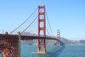 Golden Gate bridge landscape view, San Francisco Royalty Free Stock Photo