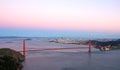 Golden Gate Bridge From Marin Headlands Royalty Free Stock Photo