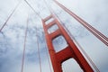 Golden Gate Bridge in the Morning Fog, San Francisco Royalty Free Stock Photo