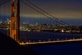 Golden Gate Bridge At Night, San Francisco