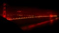 Golden Gate Bridge at Night Royalty Free Stock Photo