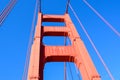 Golden Gate Bridge - North Tower Royalty Free Stock Photo