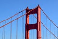 Golden Gate Bridge North Tower - San Francisco Royalty Free Stock Photo