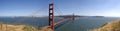 Golden Gate Bridge panorama Royalty Free Stock Photo