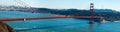 Golden Gate bridge panorama Royalty Free Stock Photo