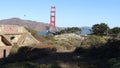 Golden Gate bridge from Presidio, Chrissy Field