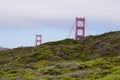 Golden Gate Bridge Presidio the USA Royalty Free Stock Photo