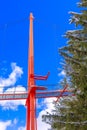 Golden Gate bridge Saalbach-Hinterglemm, Austria Royalty Free Stock Photo