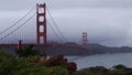 Golden gate bridge San Francisco Bay USA Royalty Free Stock Photo