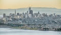 Golden gate bridge san francisco california west coast sunrise Royalty Free Stock Photo