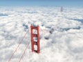 Golden Gate Bridge in San Francisco Royalty Free Stock Photo