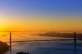 Golden Gate Bridge San Francisco sunrise California